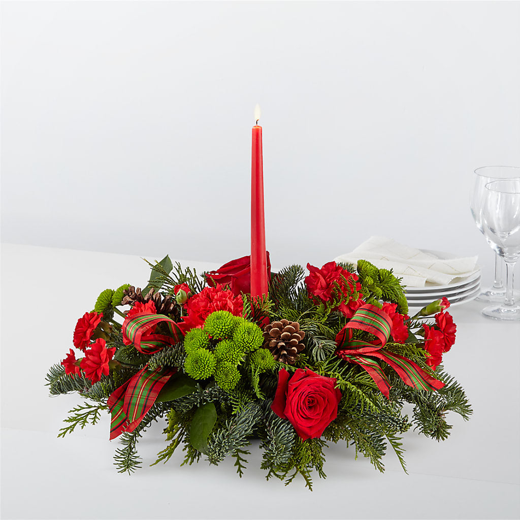 By the Candlelight Centerpiece – QUASTHOFF'S FLOWERS, River Grove IL