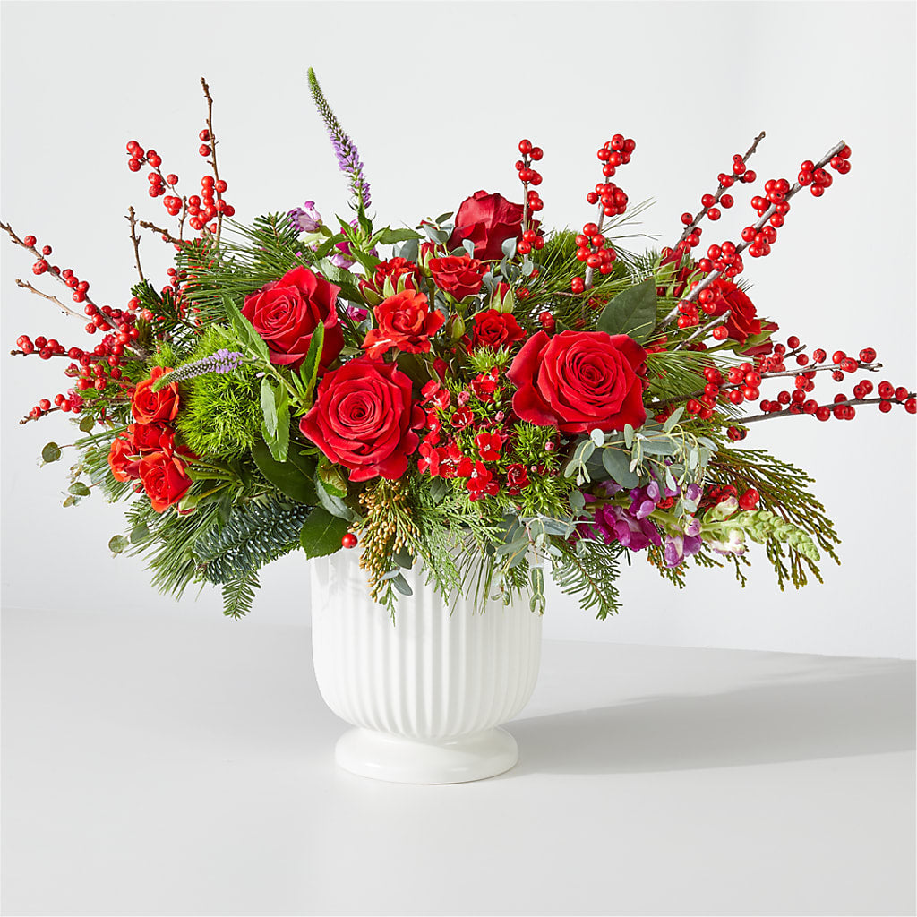 Big Red Bow Bouquet – QUASTHOFF'S FLOWERS, River Grove IL