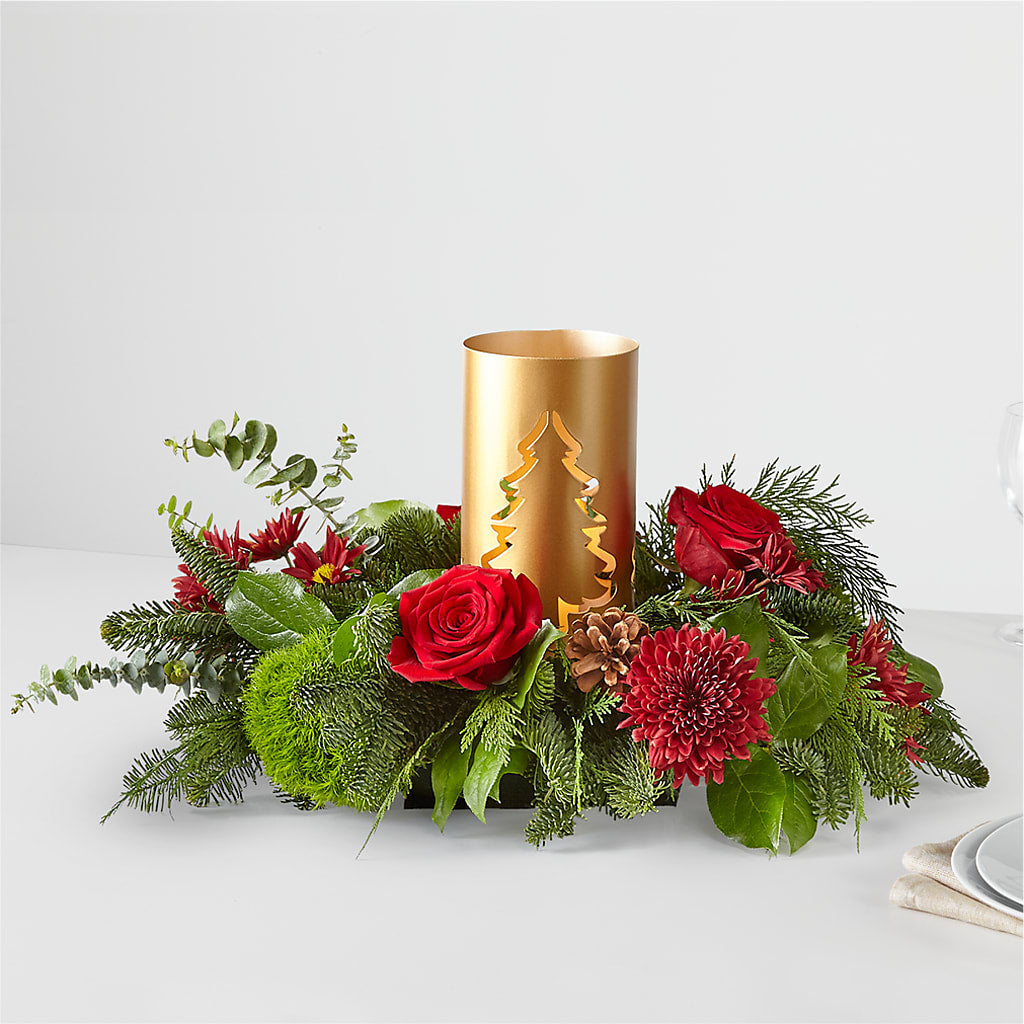 Toast the Season Centerpiece – QUASTHOFF'S FLOWERS, River Grove IL
