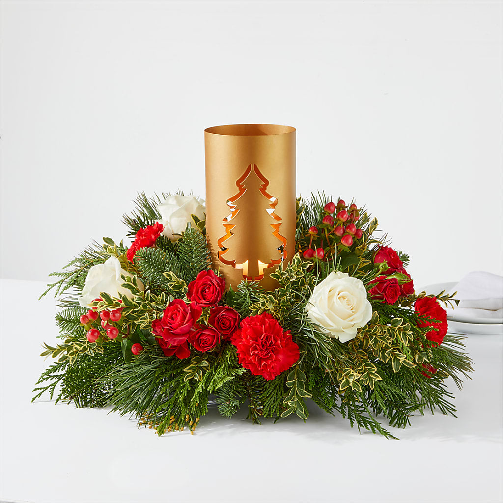 December Dreams Centerpiece – QUASTHOFF'S FLOWERS, River Grove IL