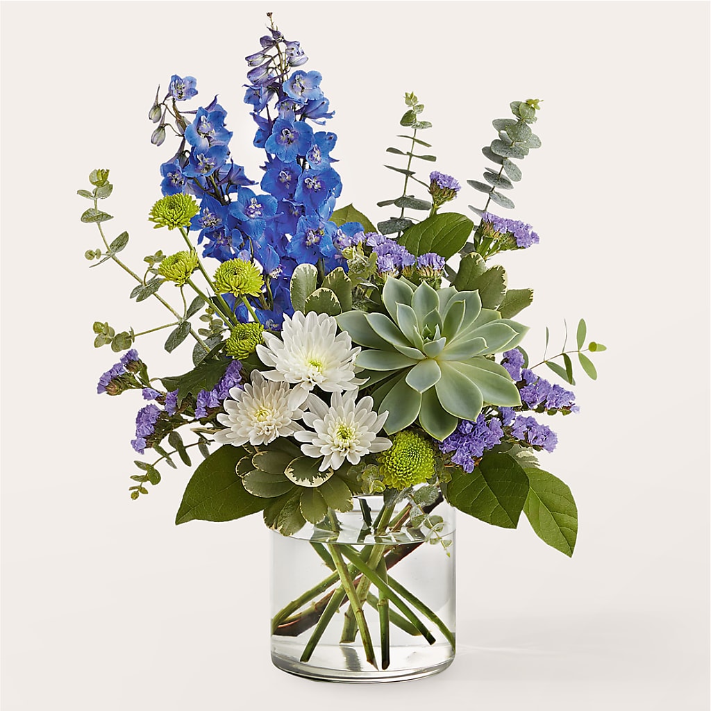 Cerulean Waves Bouquet – QUASTHOFF'S FLOWERS, River Grove IL