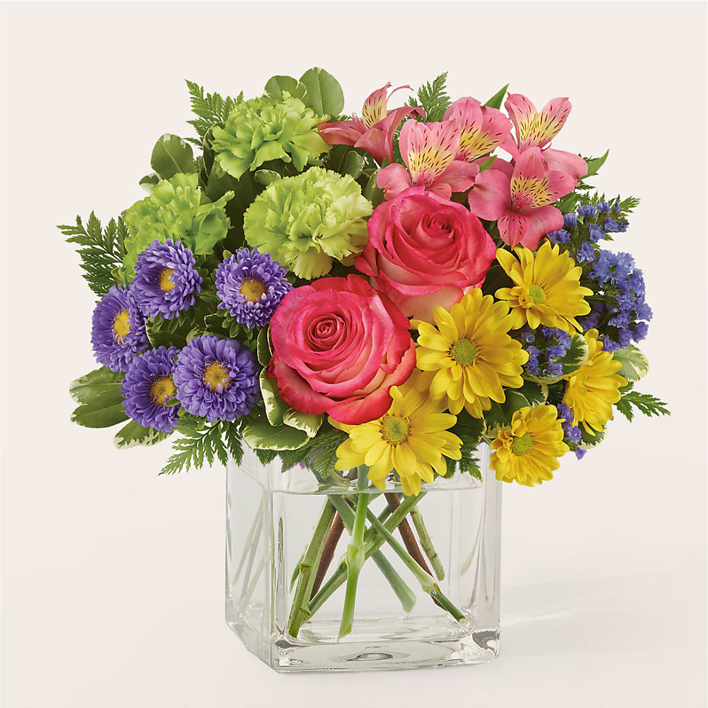 Candy Jar Bouquet – QUASTHOFF'S FLOWERS, River Grove IL