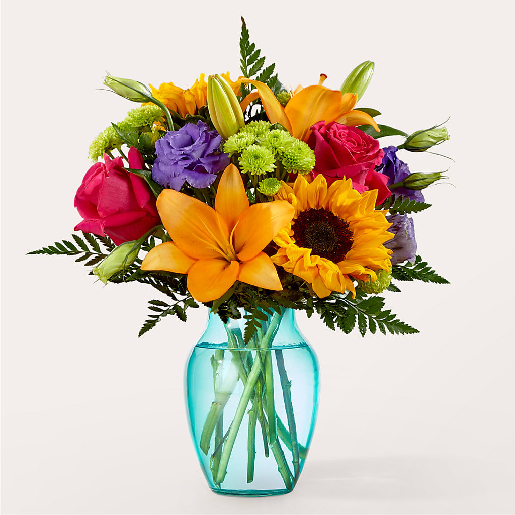 Double Rainbow Bouquet – QUASTHOFF'S FLOWERS, River Grove IL