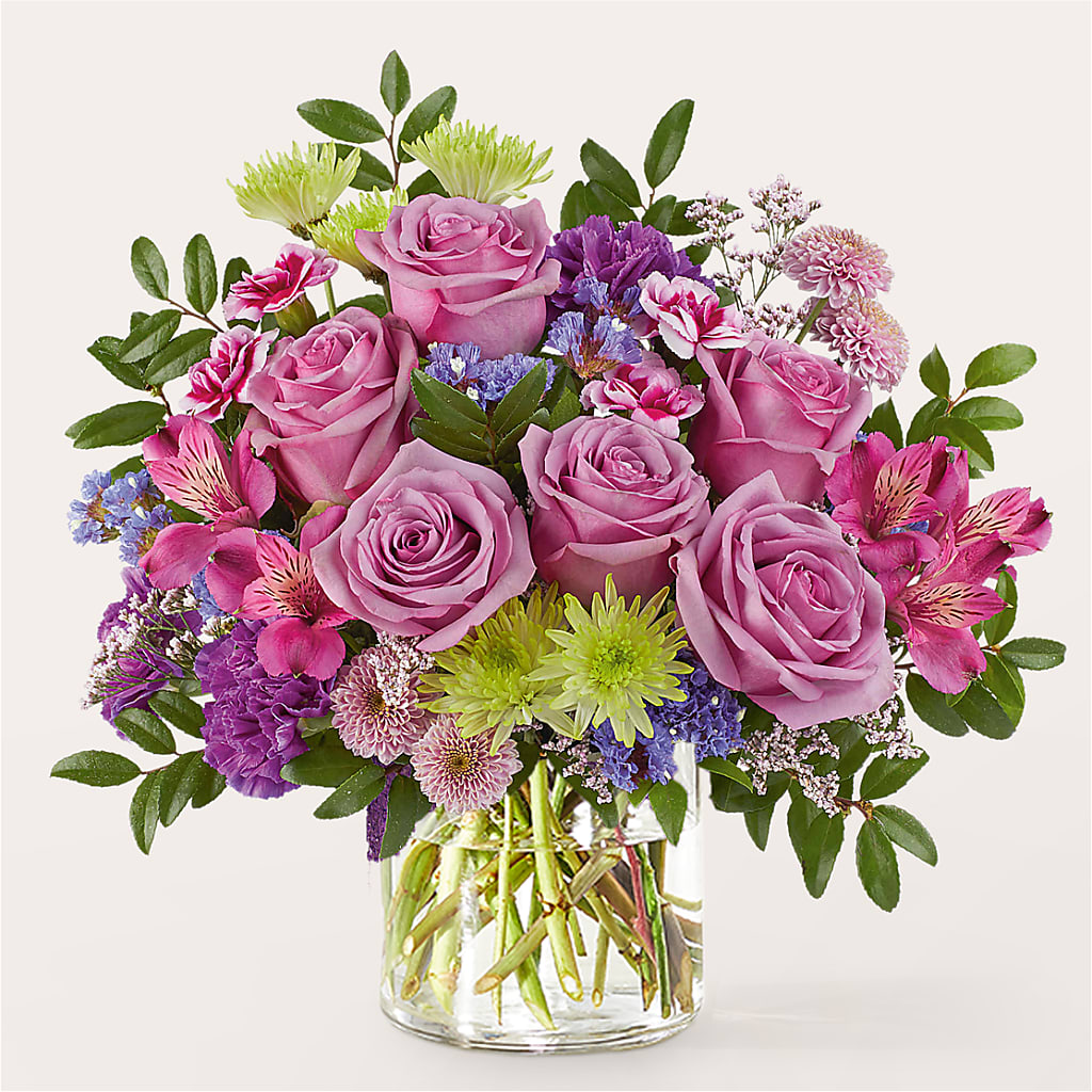 Glass Half Full Bouquet – QUASTHOFF'S FLOWERS, River Grove IL