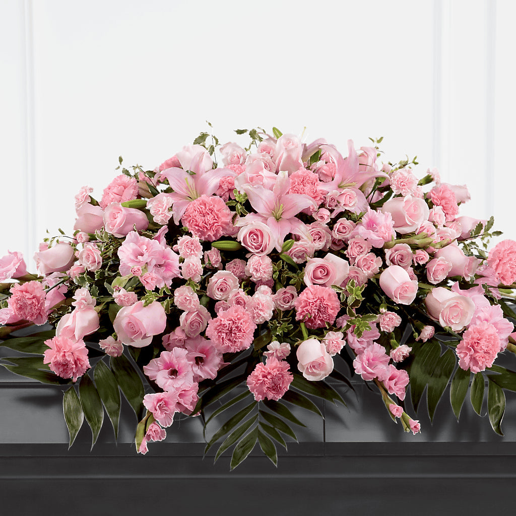 Garden of Comfort Casket Spray (Standard) – QUASTHOFF'S FLOWERS, River Grove IL