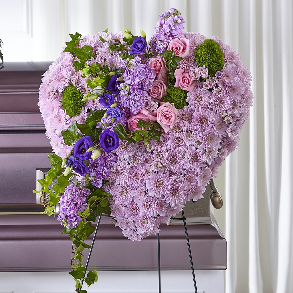 Treasured Love Standing Heart – QUASTHOFF'S FLOWERS, River Grove IL
