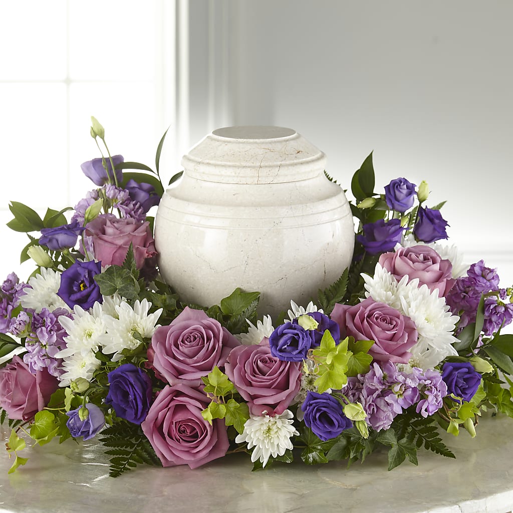 Blooming Sympathy Cremation Adornment – QUASTHOFF'S FLOWERS, River Grove IL