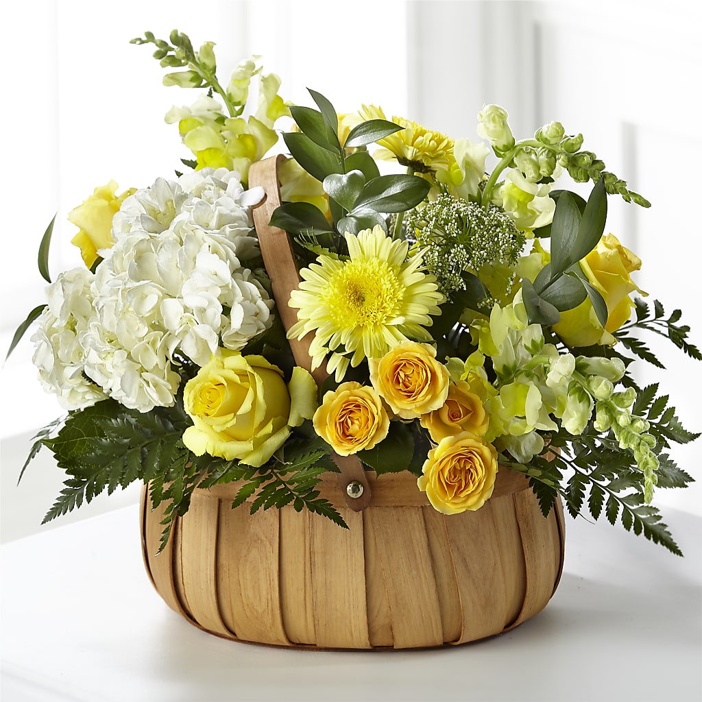 Rustic Remembrance Basket – QUASTHOFF'S FLOWERS, River Grove IL