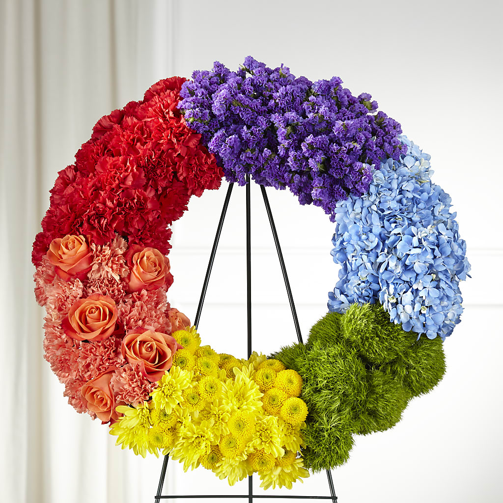 Circle of Love Wreath – QUASTHOFF'S FLOWERS, River Grove IL