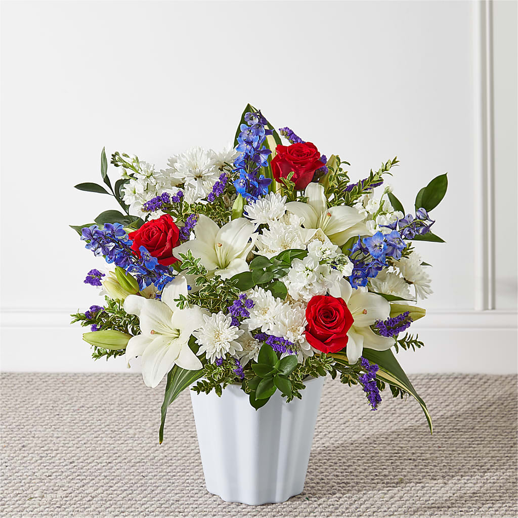 Consoled Floor Basket – QUASTHOFF'S FLOWERS, River Grove IL