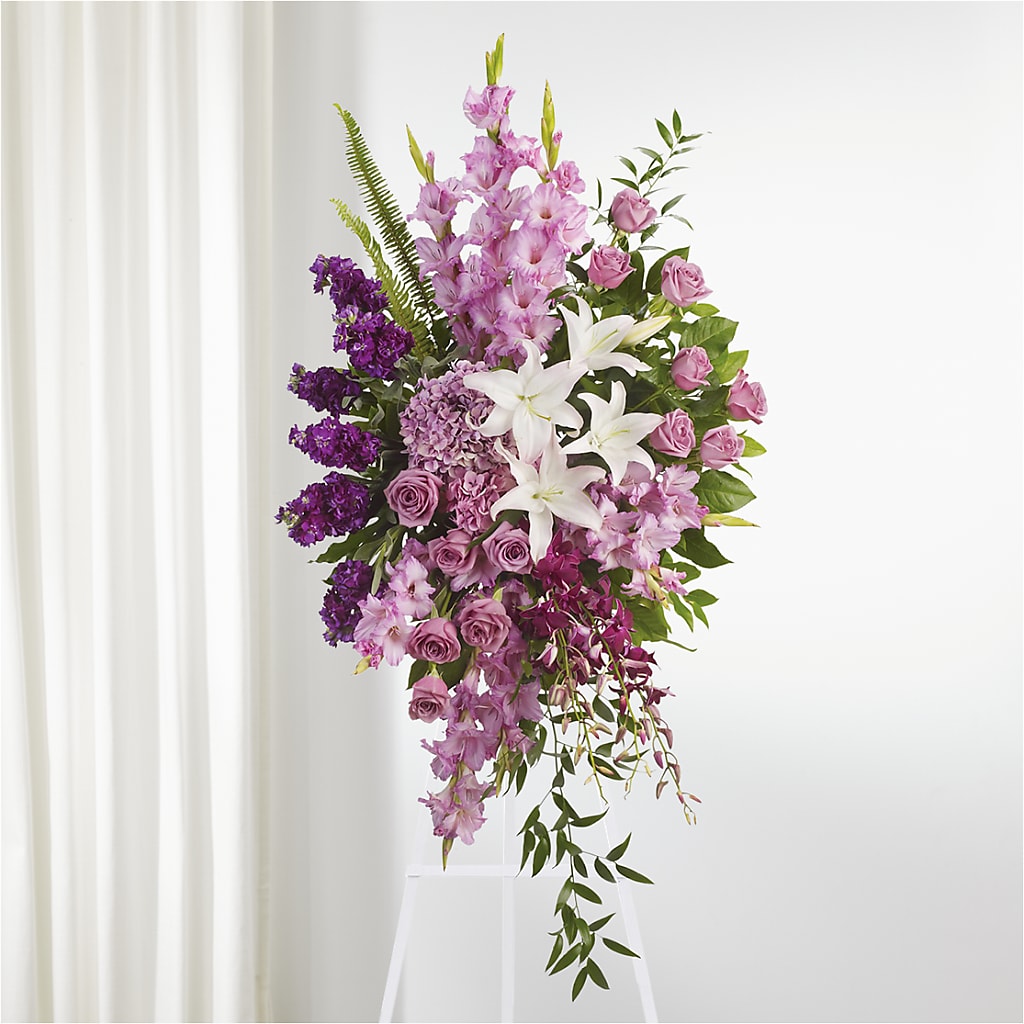 Never Alone Standing Spray – QUASTHOFF'S FLOWERS, River Grove IL