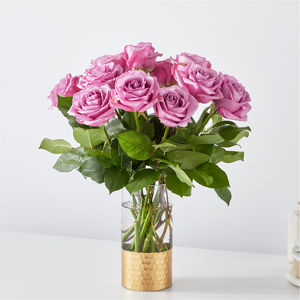 Secret Admirer Lavender Rose Bouquet – QUASTHOFF'S FLOWERS, River Grove IL