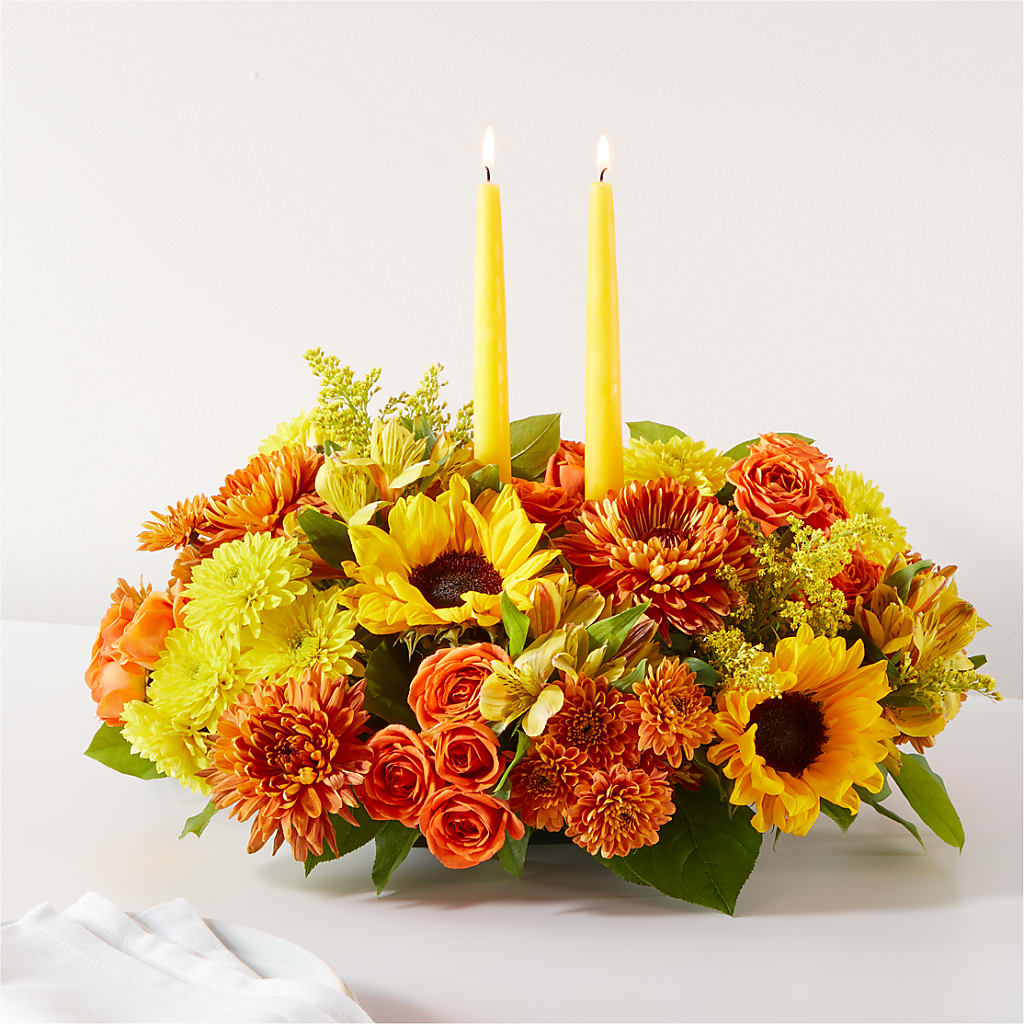 Autumn Harmony Centerpiece – QUASTHOFF'S FLOWERS, River Grove IL