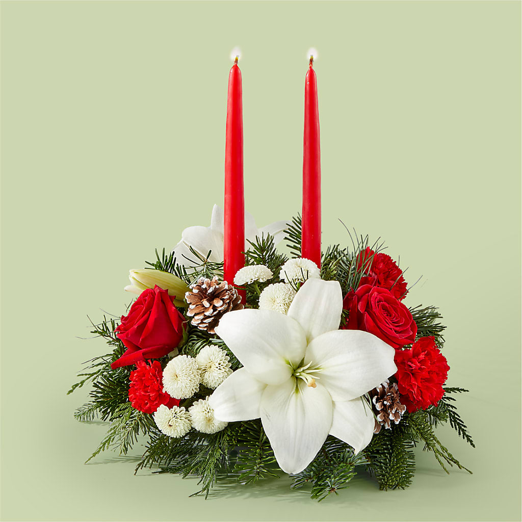 Seasonal Festivities Centerpiece – QUASTHOFF'S FLOWERS, River Grove IL