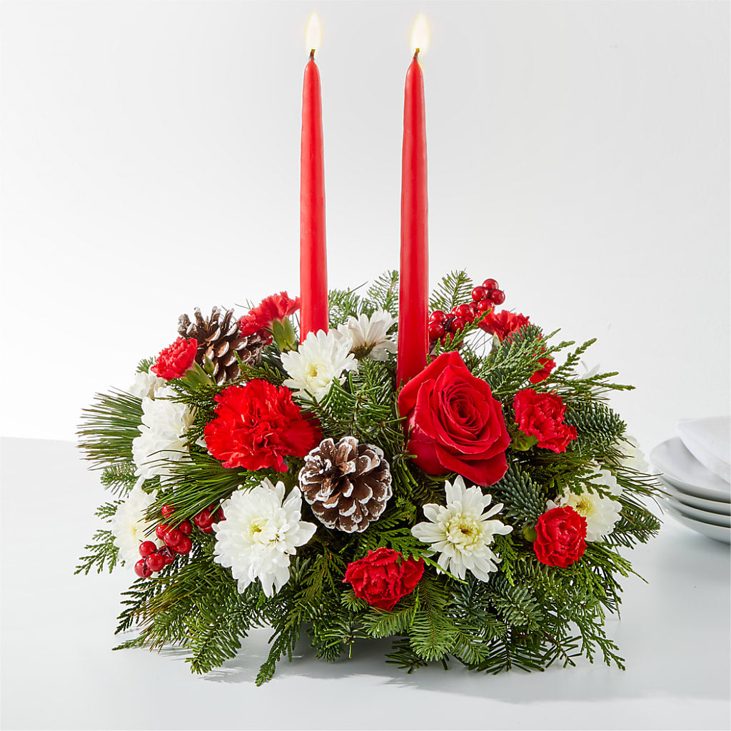 Holiday Soiree Centerpiece – QUASTHOFF'S FLOWERS, River Grove IL