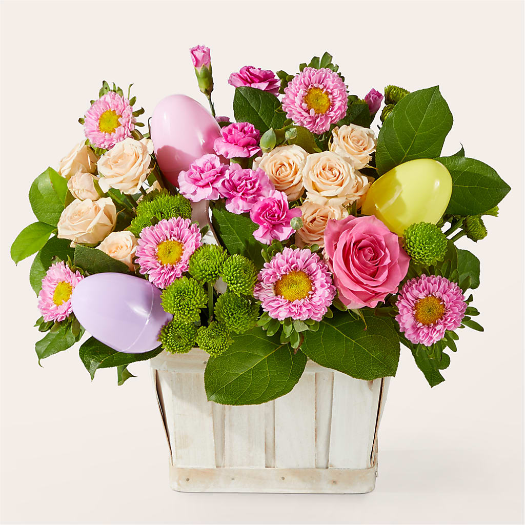 Get Eggcited Basket – QUASTHOFF'S FLOWERS, River Grove IL