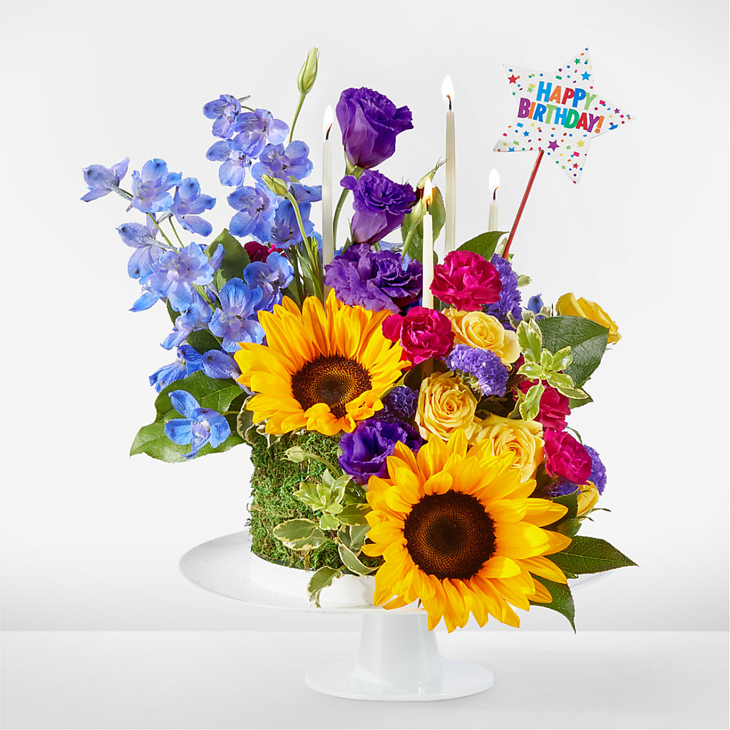 Star of the Day Floral Cake – QUASTHOFF'S FLOWERS, River Grove IL