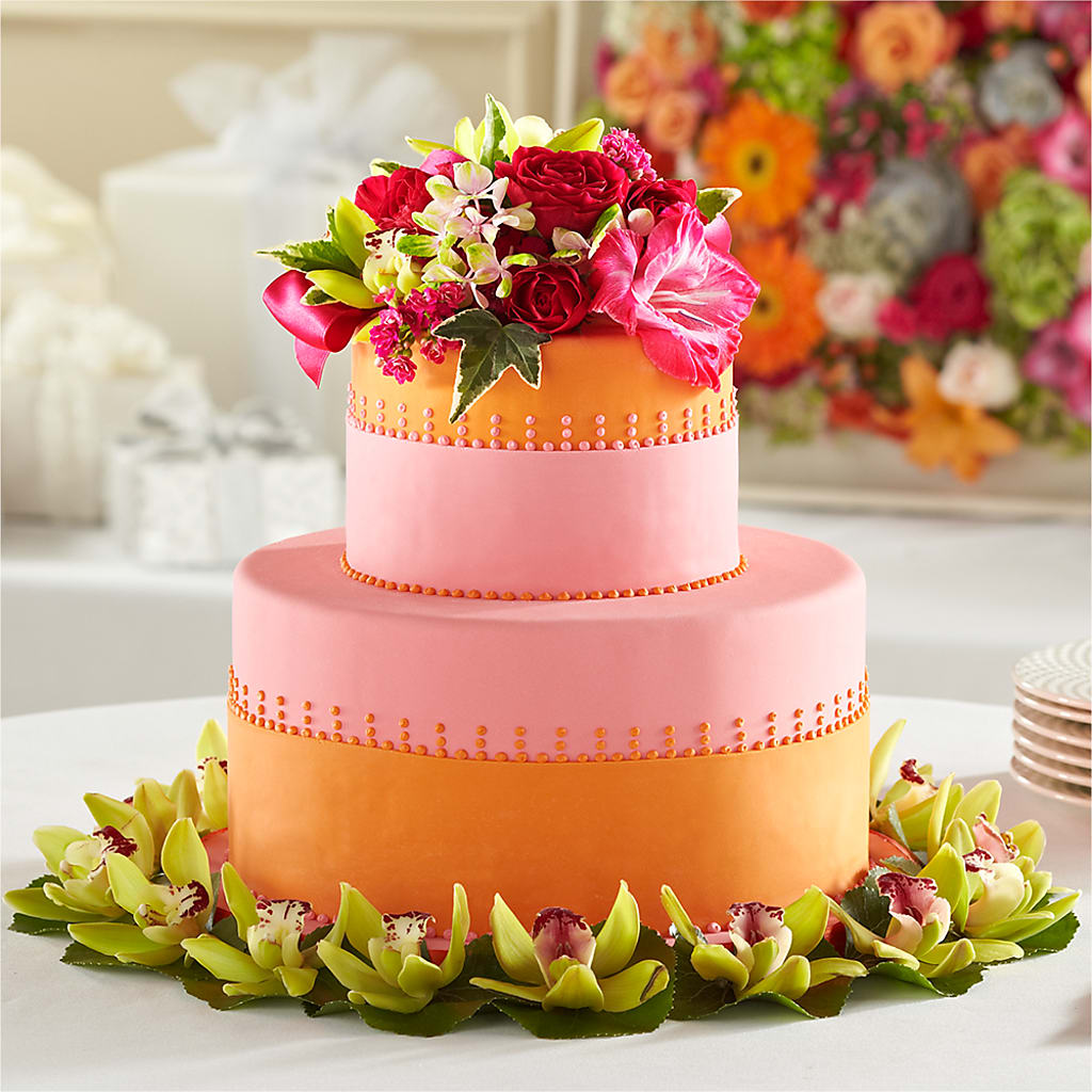 Sweet Citrus Cake Decor – QUASTHOFF'S FLOWERS, River Grove IL