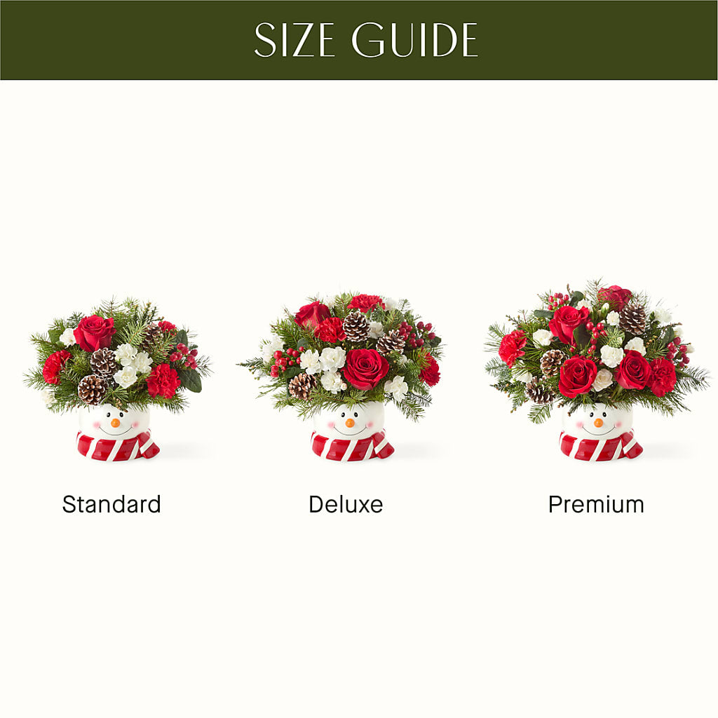 Jolly Snowman Bouquet – QUASTHOFF'S FLOWERS, River Grove IL