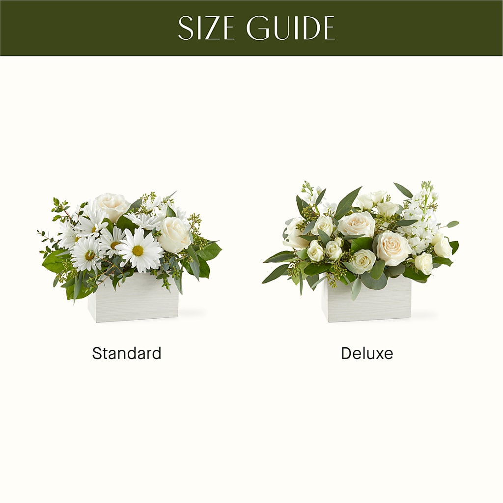 Fresh Linen Box Bouquet – QUASTHOFF'S FLOWERS, River Grove IL
