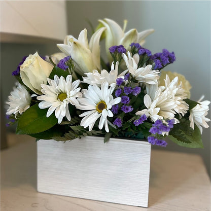 Beyond Blue Box Bouquet – QUASTHOFF'S FLOWERS, River Grove IL