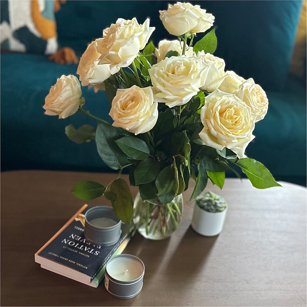 Long Stem Yellow Rose Bouquet – QUASTHOFF'S FLOWERS, River Grove IL