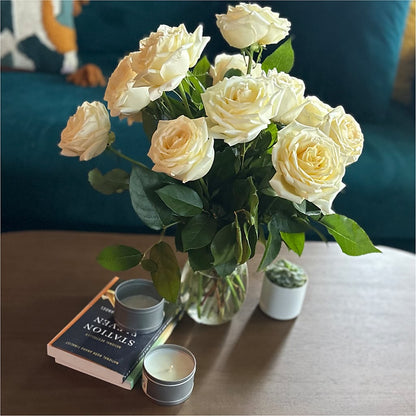 Long Stem Yellow Rose Bouquet – QUASTHOFF'S FLOWERS, River Grove IL