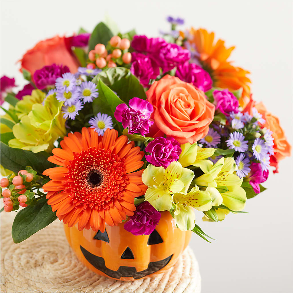 Tricks & Treats Pumpkin – QUASTHOFF'S FLOWERS, River Grove IL