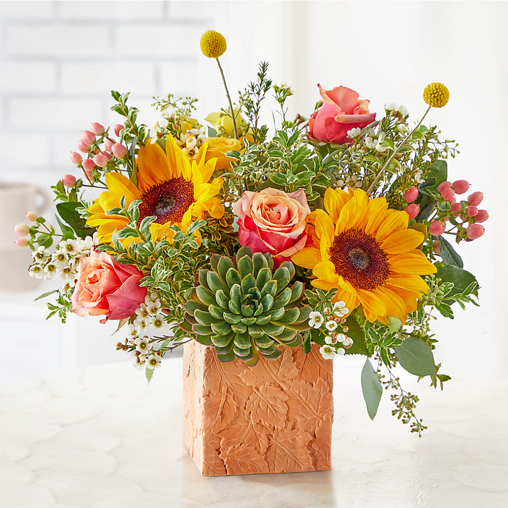 Sunflower Season Bouquet – QUASTHOFF'S FLOWERS, River Grove IL