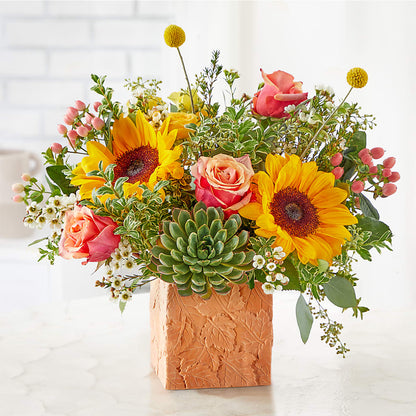 Sunflower Season Bouquet – QUASTHOFF'S FLOWERS, River Grove IL