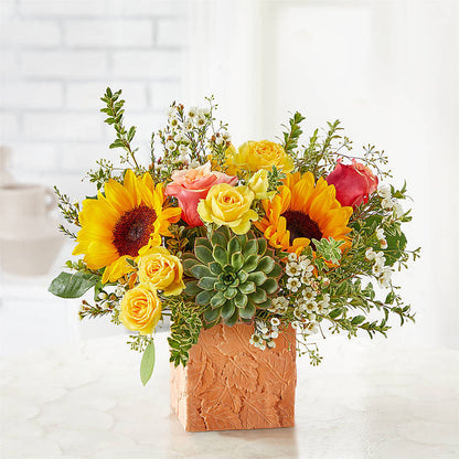 Sunflower Season Bouquet – QUASTHOFF'S FLOWERS, River Grove IL