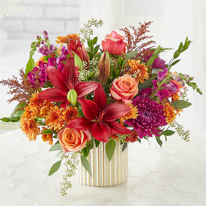 Burgundy Landscape Bouquet – QUASTHOFF'S FLOWERS, River Grove IL