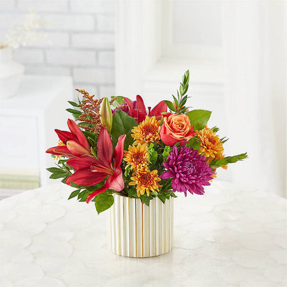 Burgundy Landscape Bouquet – QUASTHOFF'S FLOWERS, River Grove IL