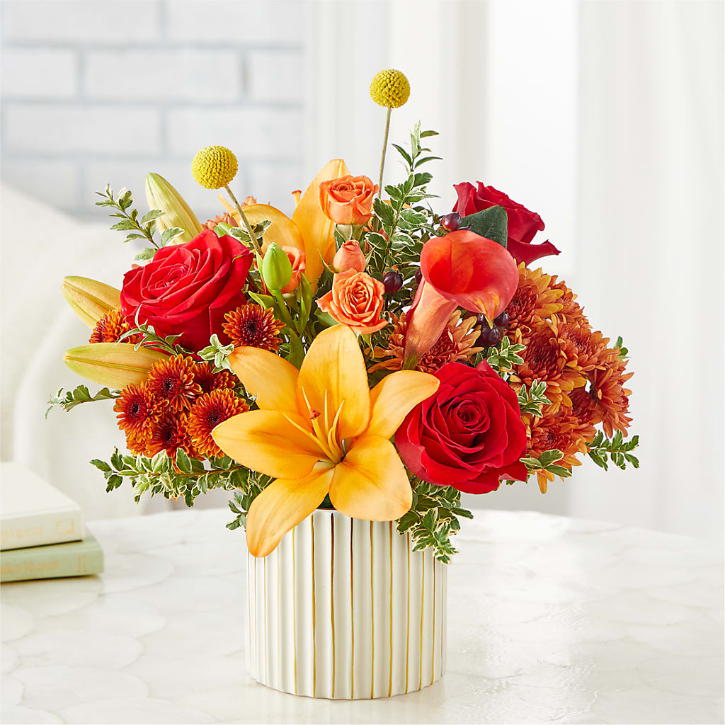 Scarlet Skies Bouquet – QUASTHOFF'S FLOWERS, River Grove IL