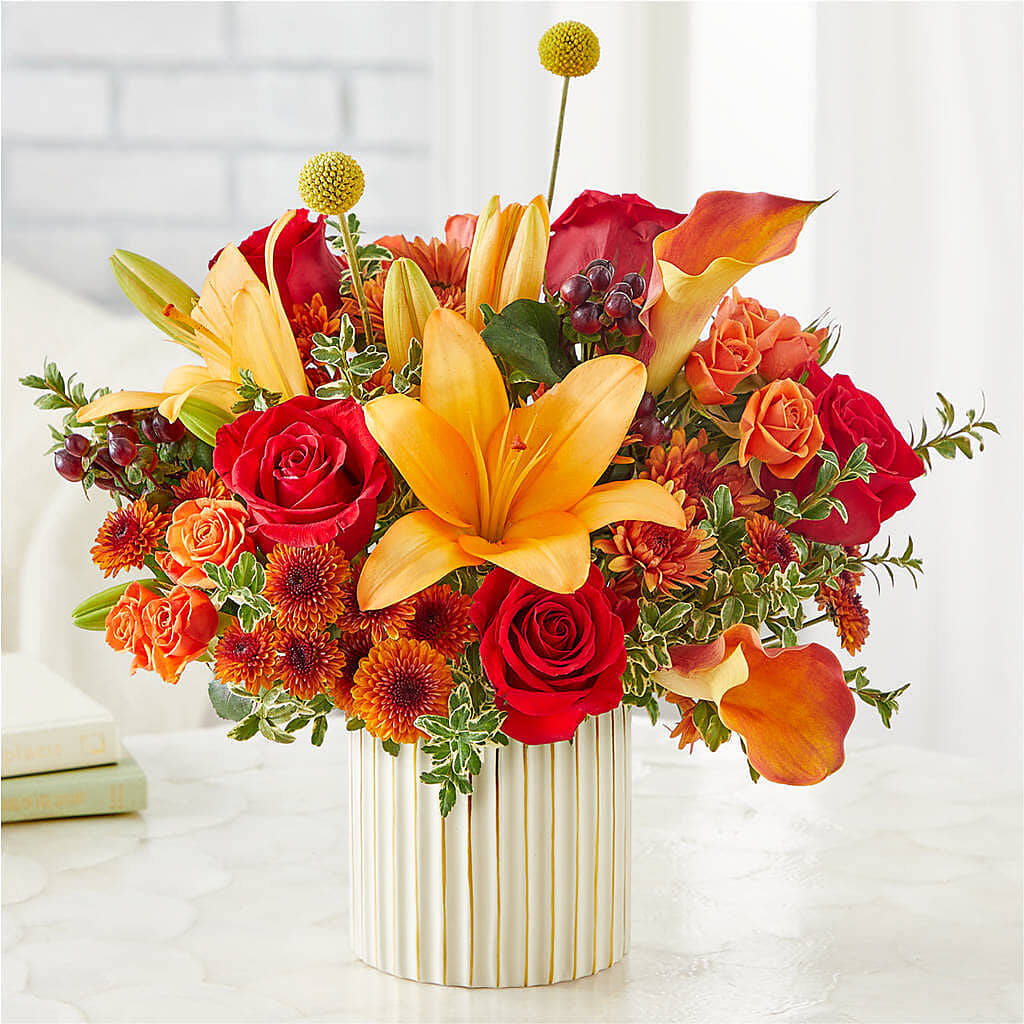 Scarlet Skies Bouquet – QUASTHOFF'S FLOWERS, River Grove IL