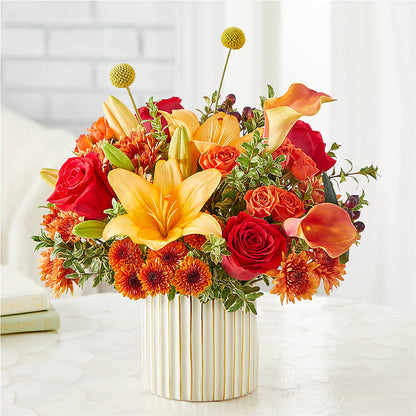 Scarlet Skies Bouquet – QUASTHOFF'S FLOWERS, River Grove IL
