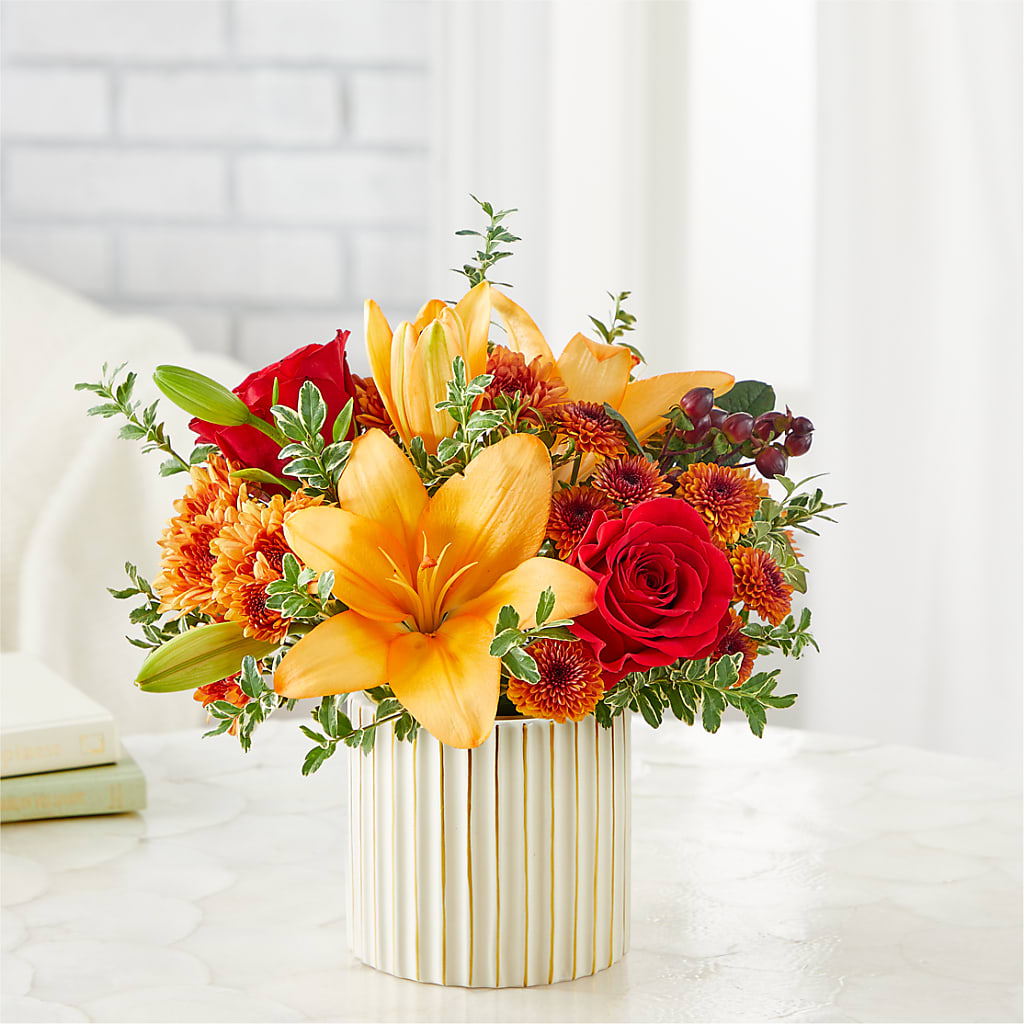 Scarlet Skies Bouquet – QUASTHOFF'S FLOWERS, River Grove IL