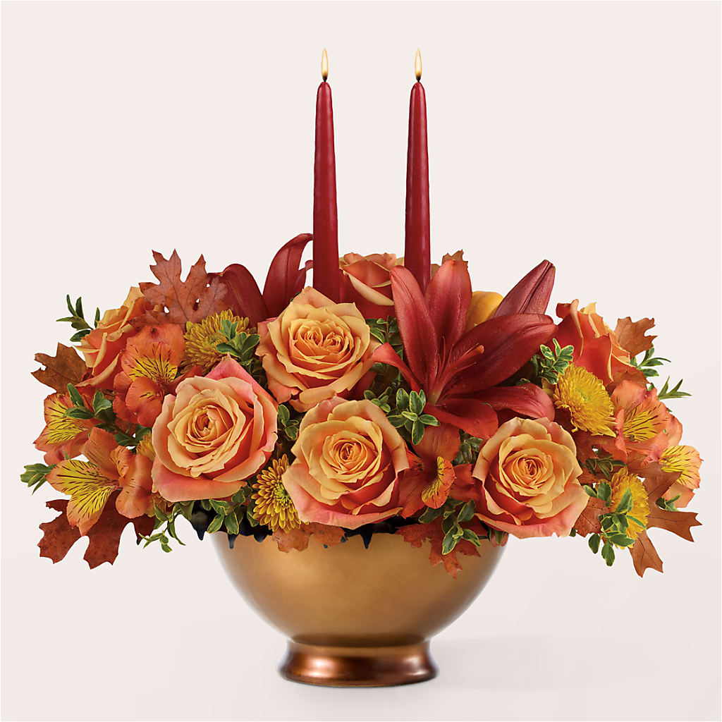 Harvest Table Centerpiece – QUASTHOFF'S FLOWERS, River Grove IL
