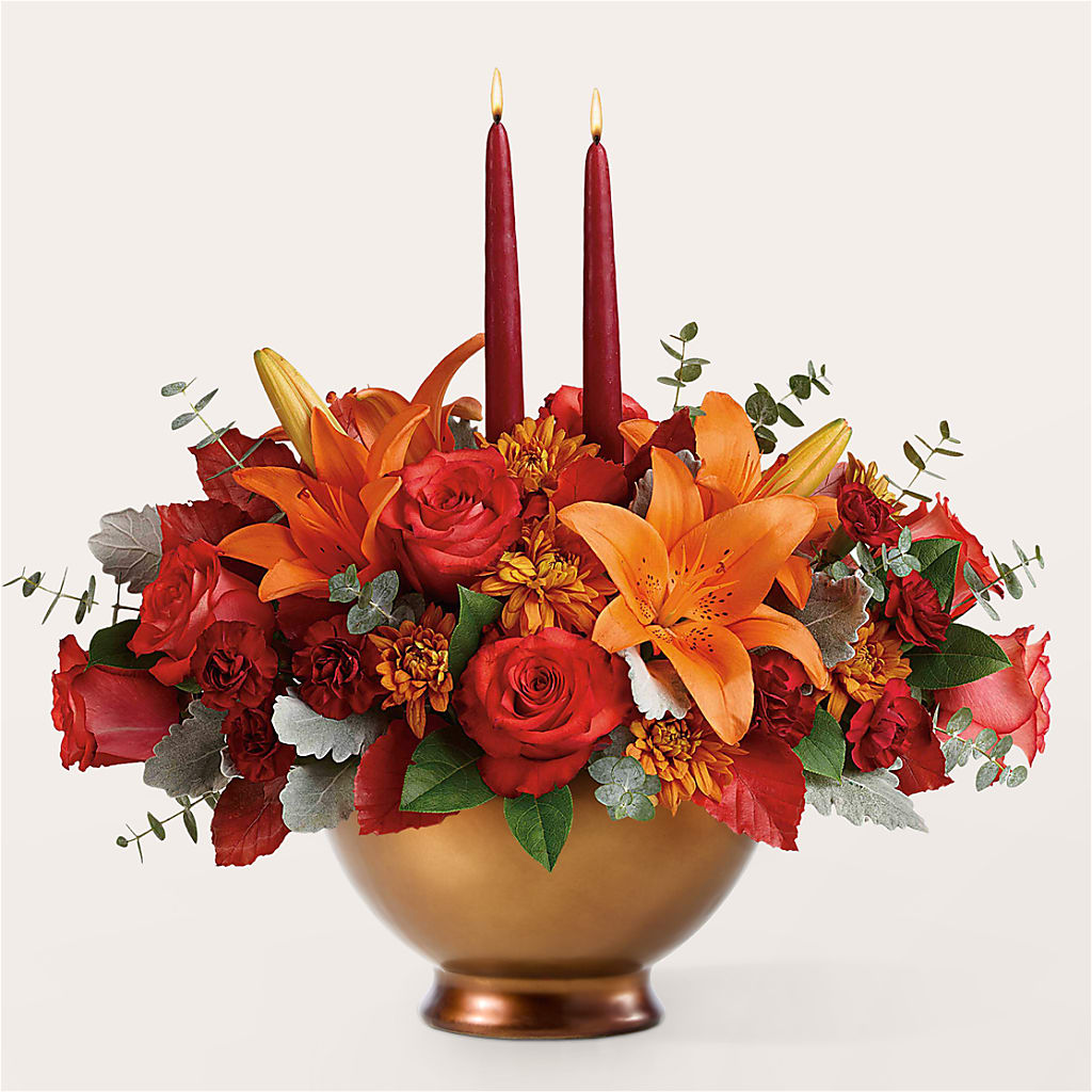 Fruits of Fall Centerpiece – QUASTHOFF'S FLOWERS, River Grove IL
