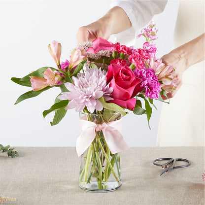 Pink Ribbon - A Florist Original – QUASTHOFF'S FLOWERS, River Grove IL