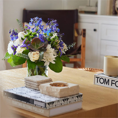 Cerulean Waves Bouquet – QUASTHOFF'S FLOWERS, River Grove IL