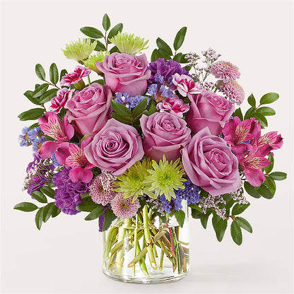 Glass Half Full Bouquet – QUASTHOFF'S FLOWERS, River Grove IL