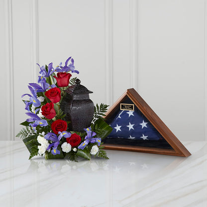 Patriotic Tribute Arrangement – QUASTHOFF'S FLOWERS, River Grove IL