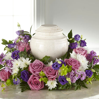 Blooming Sympathy Cremation Adornment – QUASTHOFF'S FLOWERS, River Grove IL