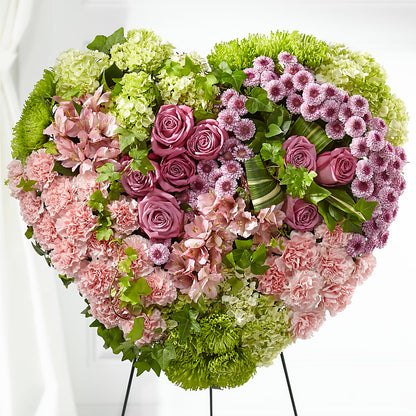 Heartwarming Standing Heart – QUASTHOFF'S FLOWERS, River Grove IL