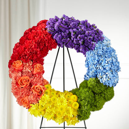 Circle of Love Wreath – QUASTHOFF'S FLOWERS, River Grove IL