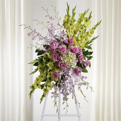 Lasting Legacy Standing Spray – QUASTHOFF'S FLOWERS, River Grove IL