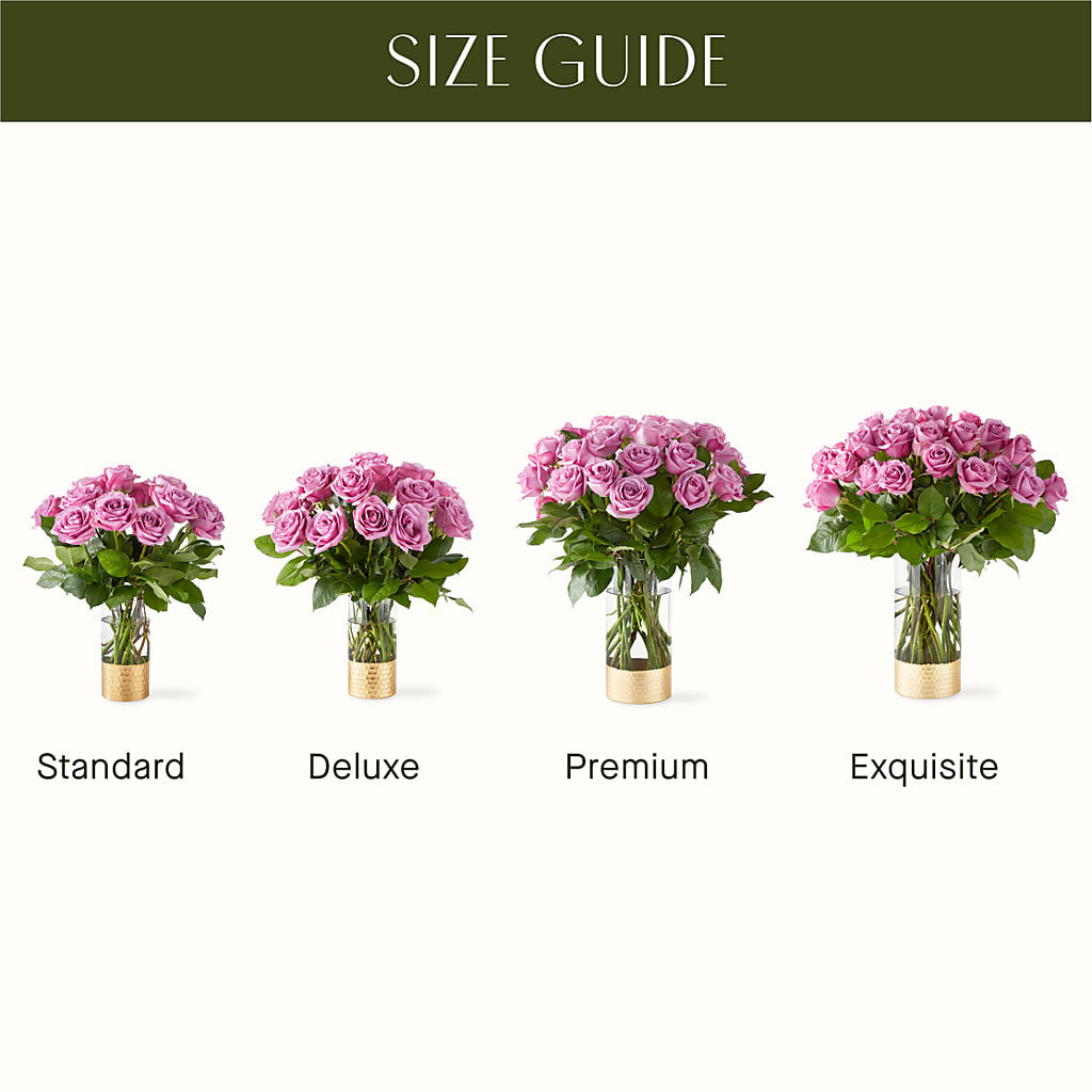 Secret Admirer Lavender Rose Bouquet – QUASTHOFF'S FLOWERS, River Grove IL