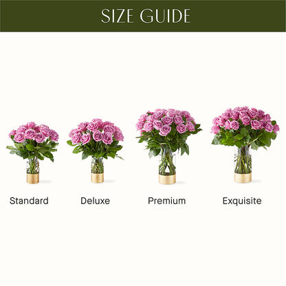 Secret Admirer Lavender Rose Bouquet – QUASTHOFF'S FLOWERS, River Grove IL