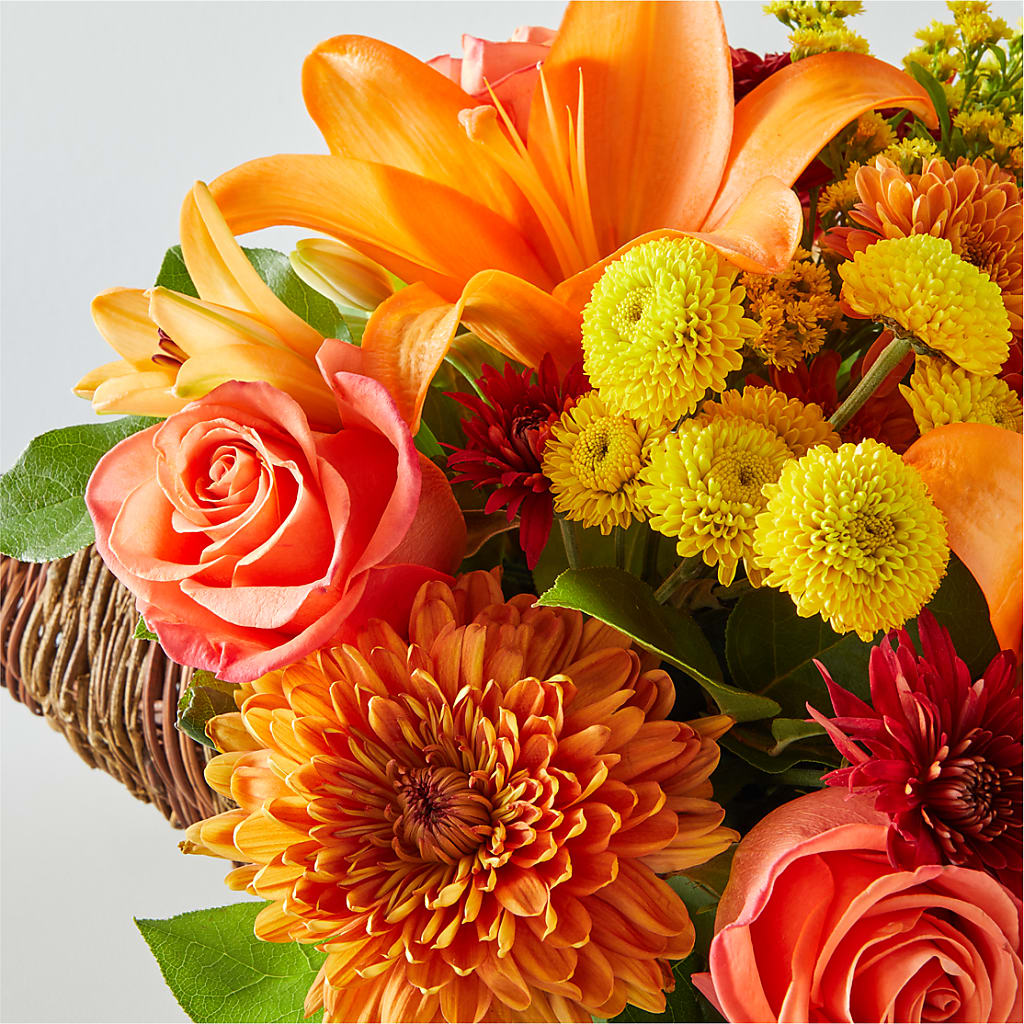 Bouquet of Blessings Cornucopia – QUASTHOFF'S FLOWERS, River Grove IL